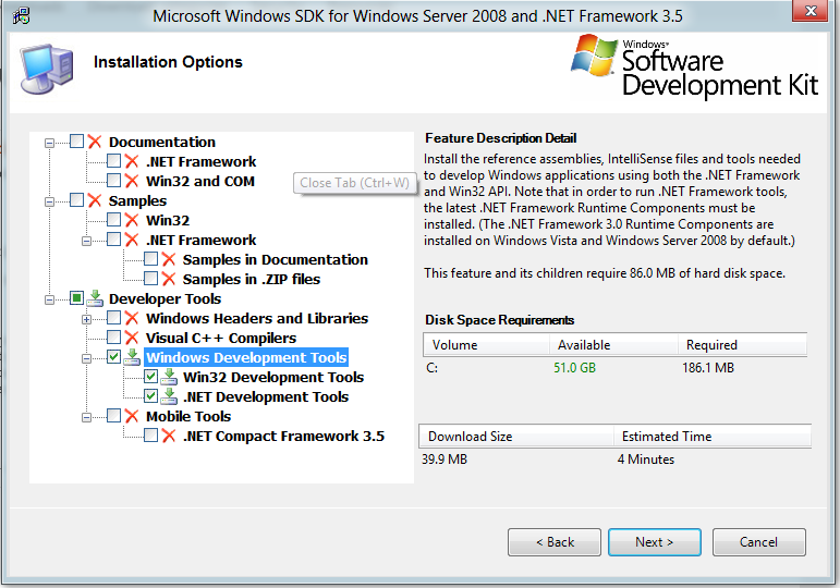 how to install gacutil exe on windows server 2012